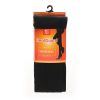 LADIES CABLE FLEECE LINED THERMAL TIGHTS