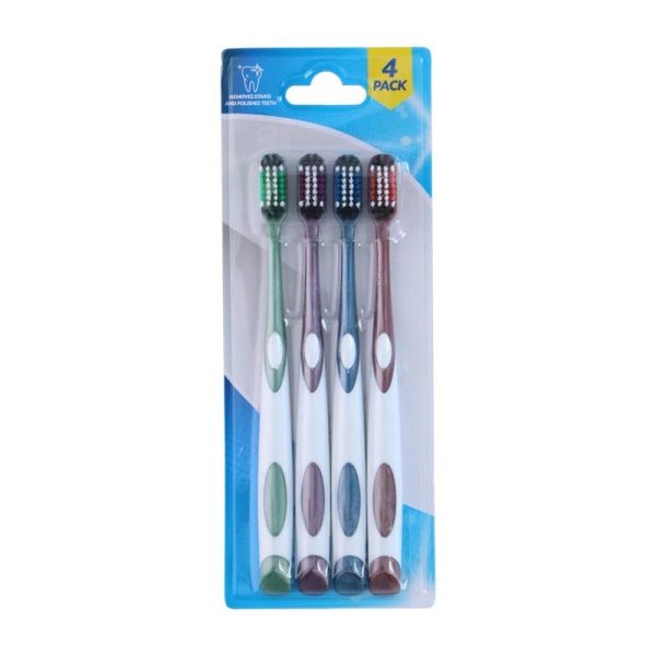 SOFT TOOTHBRUSH ASSORTED 4PC