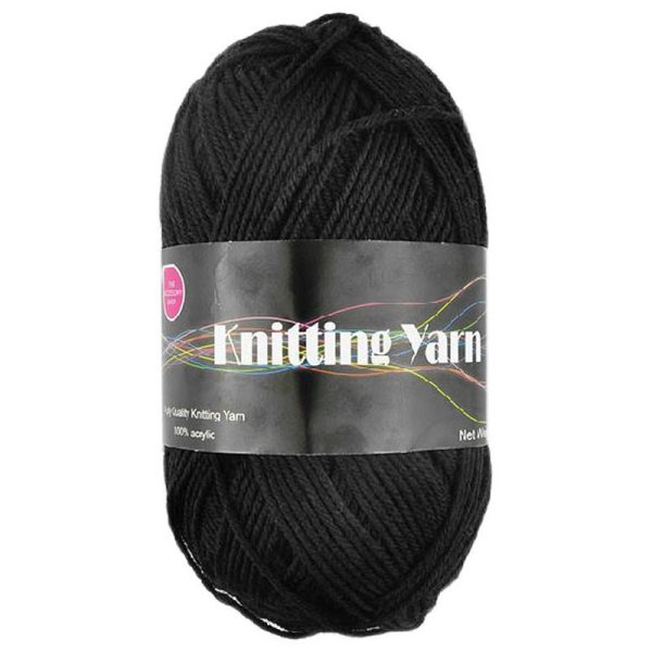 ADORN KNITTING WOOLS BLACK 80G