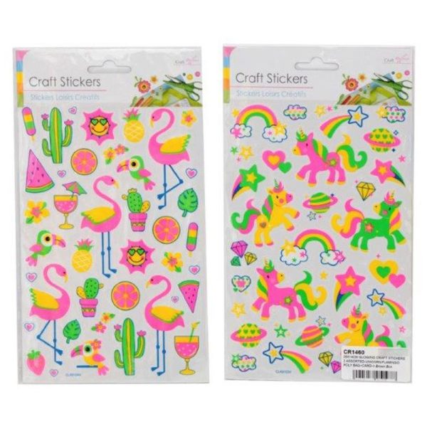 SIL GLOWING CRAFT STICKERS