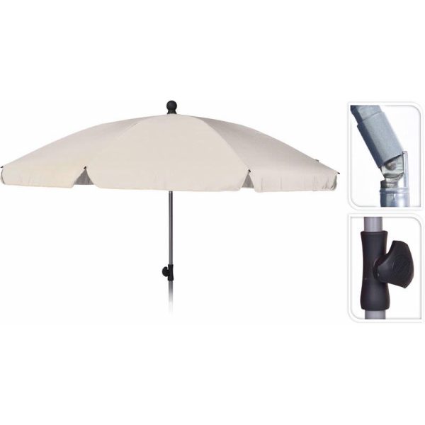 BEACH UMBRELLA DIA 200CM CREAM