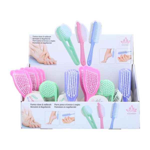 LIFETIME PUMICE STONE & NAILBRUSH