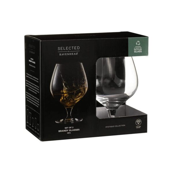 RAVENHEAD MYSTIQUE BRANDY GLASSES 48CL PACK OF 2