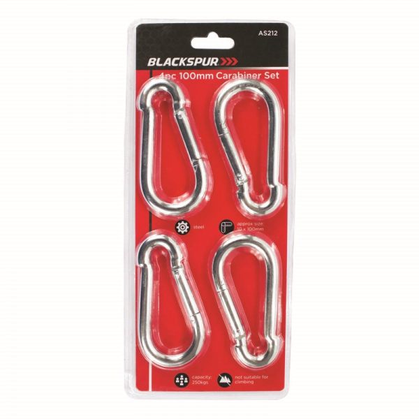 BLACKSPUR CARABINER 4PC SET