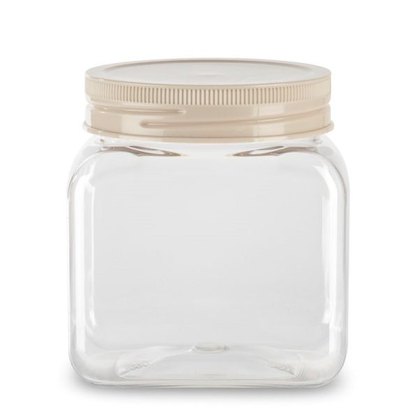 SQUARE CANISTER CLASSIC 800ML ASSORTED VRM
