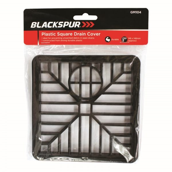 BLACKSPUR PLASTIC SQAURE DRAIN COVER