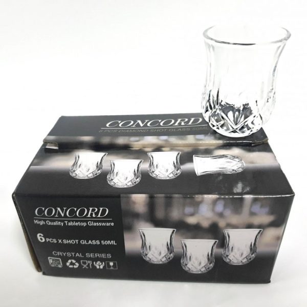 CONCORD SHOT GLASS GIFT SET 50ML 6PCE
