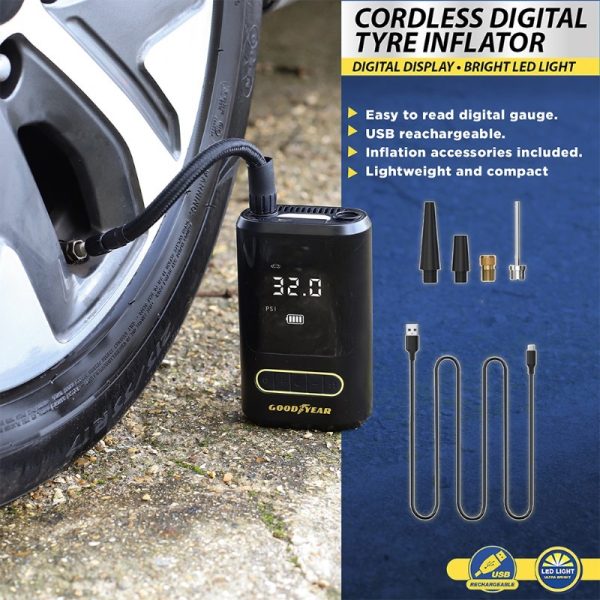 GOODYEAR CORDLESS TYRE INFLATOR
