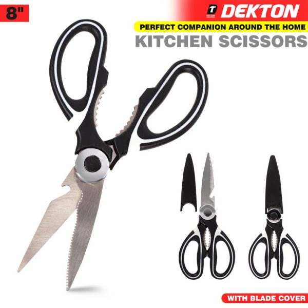 DEKTON KITCHEN SCISSORS WITH BLADE 8"