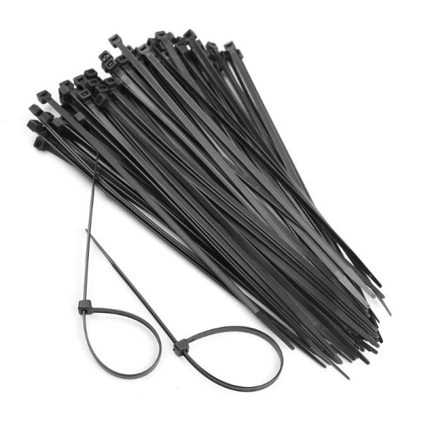 DEKTON CABLE TIES BLACK 100PCS 4.8MMX250MM