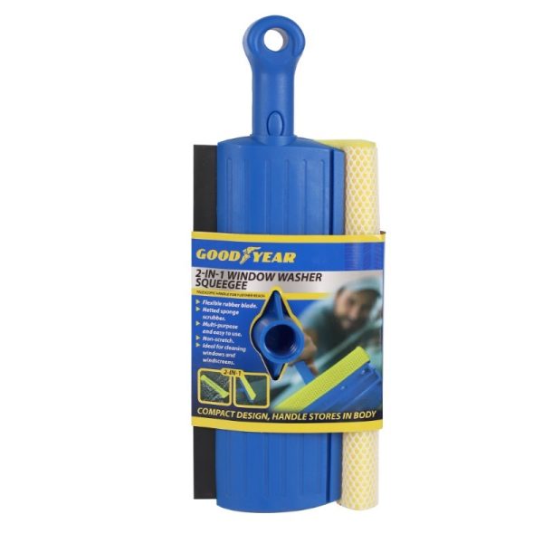 GOODYEAR WINDOW SQUEEGE 2IN1