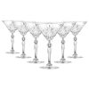 RCR MELODIA CALICI MARTINI GLASS 21CL 6PC