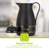 ROYALFORD VACUUM FLASK HAYA GLASS BLACK 1LTR