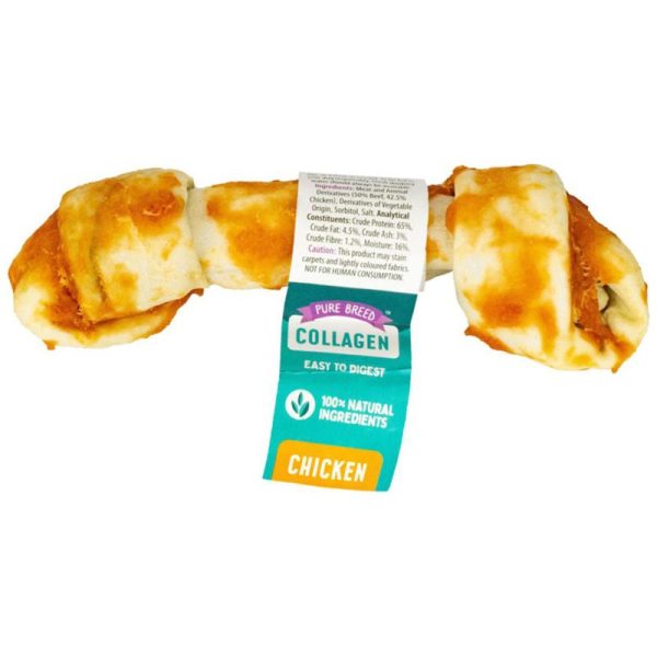 PUREBREED KNOTS COLLAGEN CHICKEN LARGE