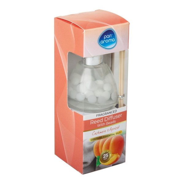 PAN AROMA REED DIFFUSER /BEADS 50ML CASHMERE & APRICOT