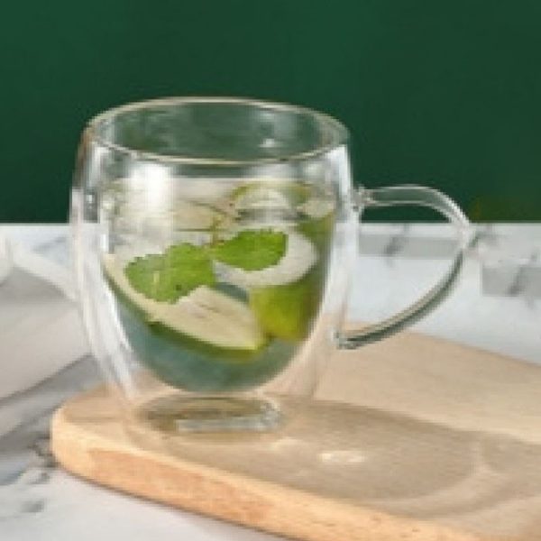 DOUBLE WALL GLASS MUG GPZB212-250/ 1PC