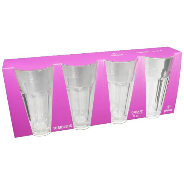 OCTA BASE TUMBLER 415ML PACK OF 4
