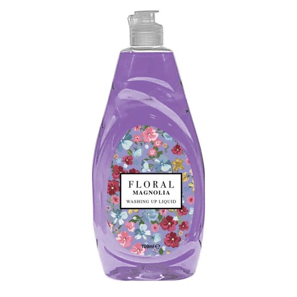 FLORAL WASHING UP LIQUID 709ML MAGNOLIA PACK OF 8