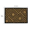 JVL ALBA WOVEN TUFFSCRAPE DIAMONDS 40X60CM
