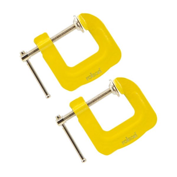 ROLSON G-CLAMP SHEET STEEL 2PC 25MM