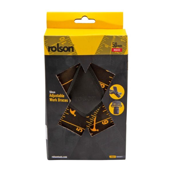 ROLSON ADJUSTABLE WORK BRACES WITH TOOL DESIGN 50MM
