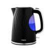 TOWER SONAR 1.7LTR TEXTURED BLACK KETTLE