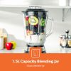 GEEPAS GLASS BLENDER 2 IN 1 1.5LTR