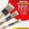 DEKTON PROFESSIONAL GRADE PAINT BRUSH PRECISION 3PC SET