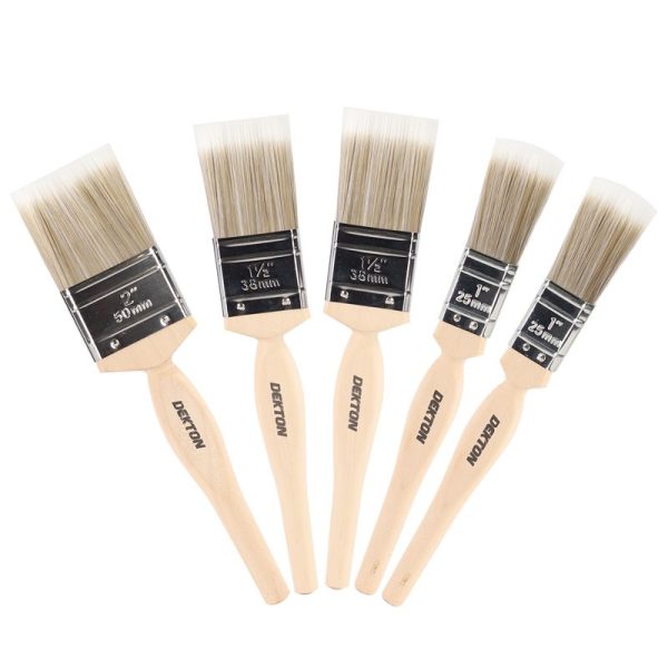 DEKTON PROFESSIONAL GRADE PAINT BRUSH 5PC SET