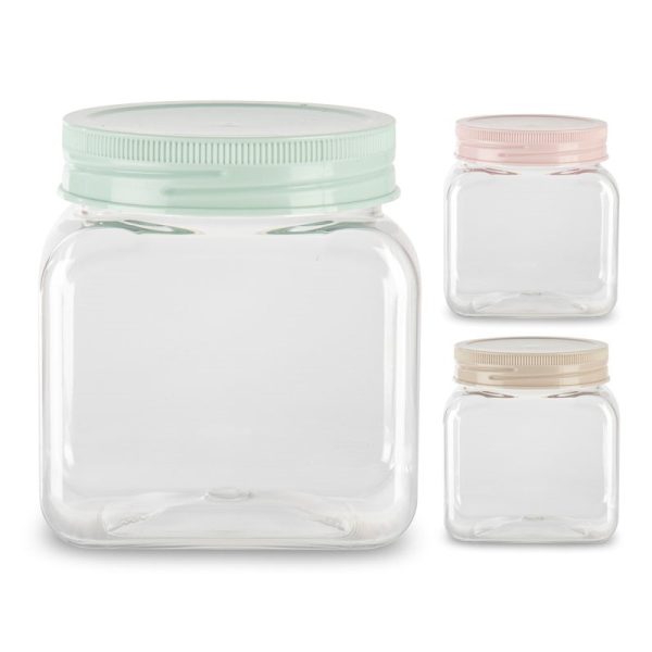 SQUARE CANISTER CLASSIC 800ML ASSORTED VRM