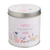 LOVE LIFE TIN CANDLE FAMILY 8CMX7.5CM