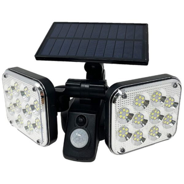 EXTRASTAR SOLAR FLOOD LIGHT WITH PIR SENSOR 7W
