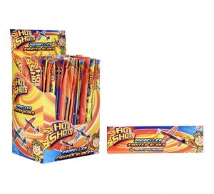 Hot Shot Propeller Fighter Airplane Glider Set