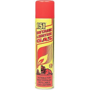 151 Butane Lighter Gas 250ml