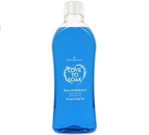 Pampered Love To Soak Foam Bubble Bath Sea Minerals 1l