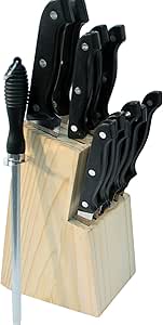 Prima Knife Set In Wooden Block 13pc