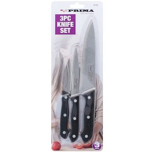 Prima Assorted Kitchen Knife Set 3pc