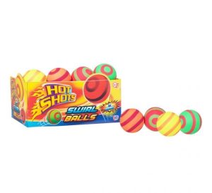 Hot Shots High Bounce Swirl Balls