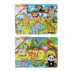 Wood Works Chunky Animal Adventure Puzzle