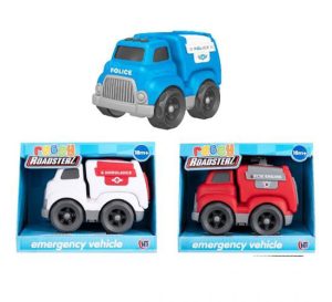 Roadsterz Racey Emergency Vehicles Assorted