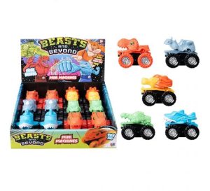 Beasts & Beyond Free Wheel Mini Machines Monster Vehicle Toys
