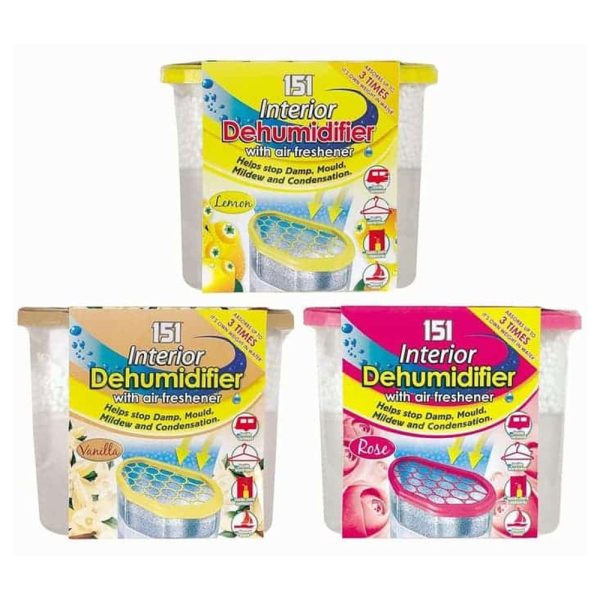 151 Scented Interior Dehumidifier With Air Freshener 400ml Assorted Fragrances