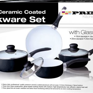 Prima Ceramic Coated Cookware Set 7pc