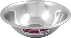 Deep Mixing Bowl Stainless Steel - 24X9.5cm