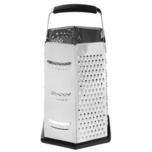 Prima Stainless Steel 6-Sided Cheese Grater 23cm