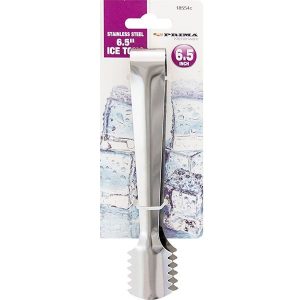 Prima Stainless Steel Ice Tongs 6.5"