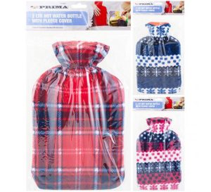 Prima Fleece Cover Hot Water Bottle 2l