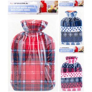 Prima Fleece Cover Hot Water Bottle 2l