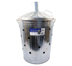 Metal Iron Garden Incinerator Medium