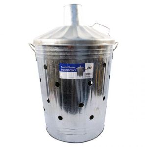 Metal Iron Garden Incinerator Medium